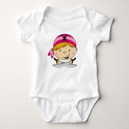 Girl Bandana Pirate T-shirt (Voorkant)
