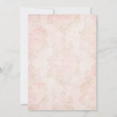 Girl Baptism & 1st Birthday nodigt Spaans uit Kaart (Achterkant)