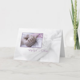 Girl Baptism-creditcard voor Baby Kaart