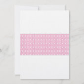 Girl Baptism Invitation Kaart (Achterkant)