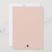 Girl Baptism Invitation Pink Lace Kaart (Achterkant)