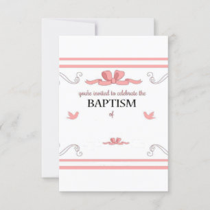 Girl Baptism Kaart