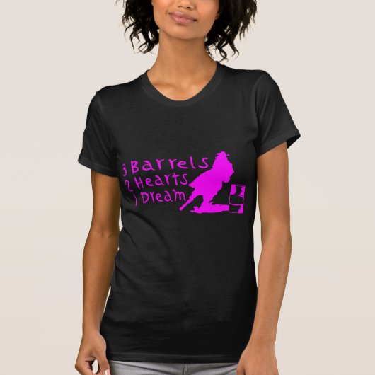 GIRL BARREL RACING T-SHIRT (Voorkant)