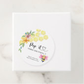 Girl Bee Pop it When She poppen Bedankjes Labels (In situ)