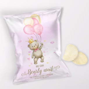 Girl Beer Baby shower Chip Bag Wrapper Flyer