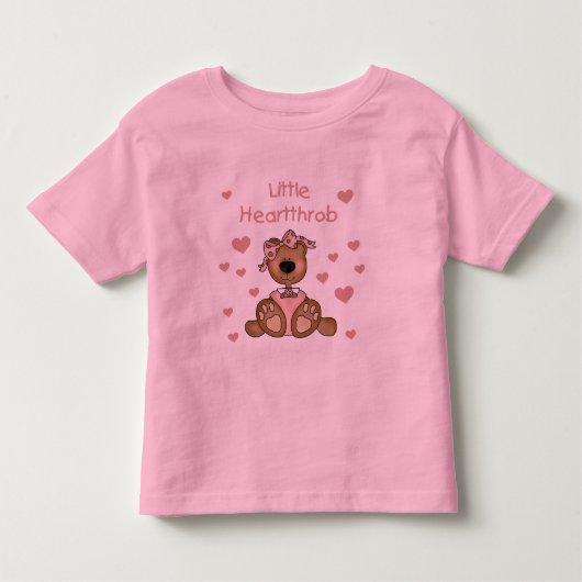 Girl Beer Little Heartthrob Kinder Shirts (Voorkant)