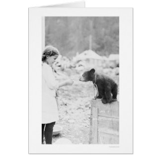 Girl & Beer Seward, Alaska 1912