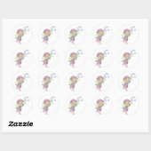 Girl Bgloebels Ronde Sticker (Vel)