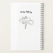 Girl Bicycle Notitieboek (Achterkant)