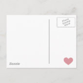 Girl Birth Announcement Briefkaart (Achterkant)