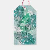 Girl Birthday Oerwoud Animals Dank u Cadeaulabel (Achterkant)