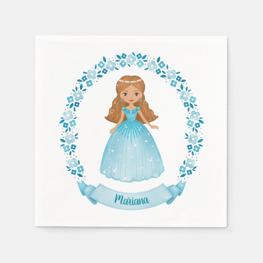 Girl Birthday Party Servet (Voorkant)