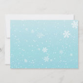 Girl Birthday-uitnodigingen Kaart (Achterkant)