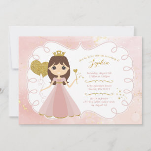 Girl Birthday-uitnodigingen Kaart