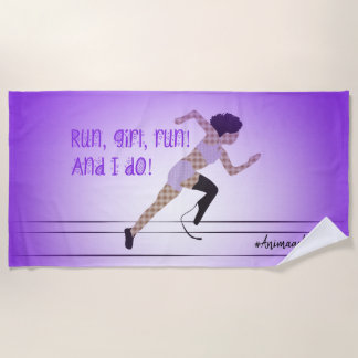 Girl Blade Runner Beach Towel Strandlaken