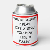 GIRL BLIKJESKOELER (Blikje Voorkant)