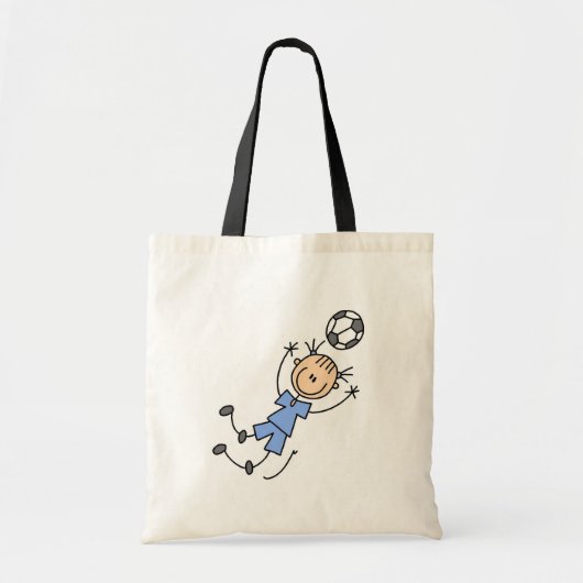Girl Blue Soccer Uniform Tote Bag (Voorkant)