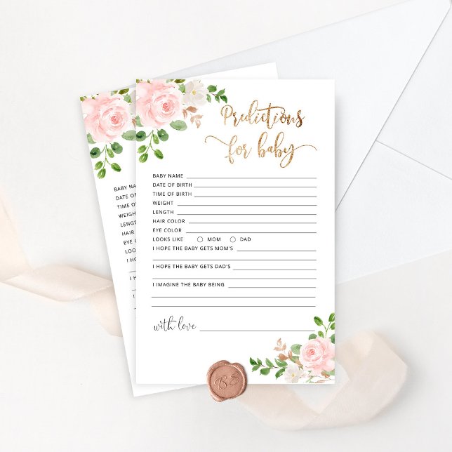 Girl Blush floral predictions for baby (Creator heeft geüpload)