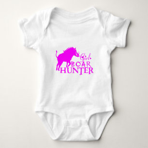 GIRL BOAR HUNDING ROMPER