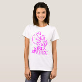 GIRL BOAR HUNDING T-SHIRT (Voorkant volledig)