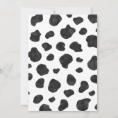 Girl Boerderij Invitation - Boerderij Birthday for Kaart (Achterkant)