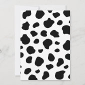 Girl Boerderij Thema Birthday Party Invitation Kaart (Achterkant)