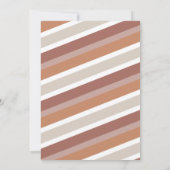 Girl Boho Waterverf Rainbow Baby shower Kaart (Achterkant)