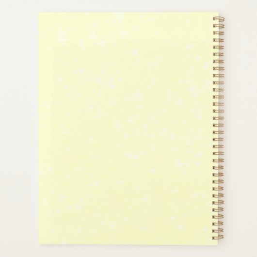 Girl Boss | Blonde Lady | Geel Planner (Achterkant)