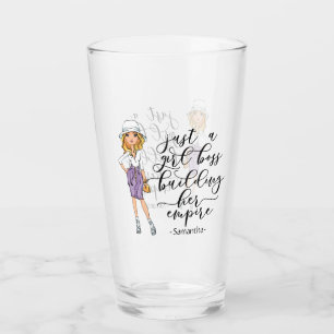 Girl Boss   Blonde Lady Glas