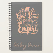 Girl Boss bouwt haar keizerrijk gepersonaliseerd Planner (Voorkant)