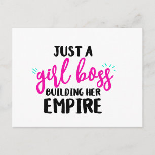 Girl Boss Briefkaart