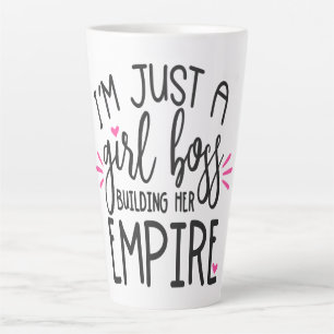 Girl Boss Building her Empire Add Name Date Latte Mok