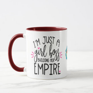 Girl Boss Building her Empire Add Name Date Mok