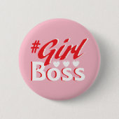 Girl Boss Button (Voorkant)