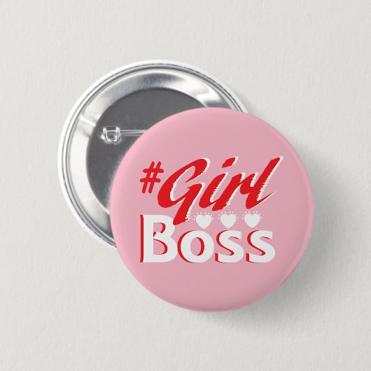 Girl Boss Button (Voorkant /achterkant)