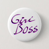 Girl Boss Button (Voorkant)
