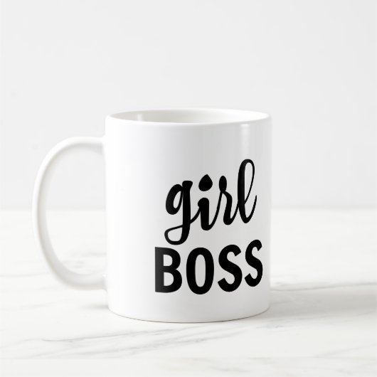 Girl Boss Coffee Mok (Links)