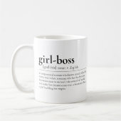 Girl-Boss Definition Modern Girl Boss Kantoor Koffiemok (Links)