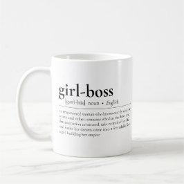 Girl-Boss Definition Modern Girl Boss Kantoor Koffiemok