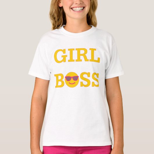 Girl Boss Emoji T-Shirt (Voorkant)