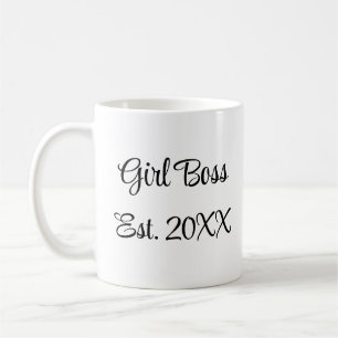 Girl Boss Est.  Koffiemok