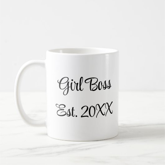 Girl Boss Est.  Koffiemok (Links)