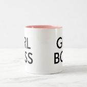 Girl Boss | Funny Humor Slogan Mok (Center)