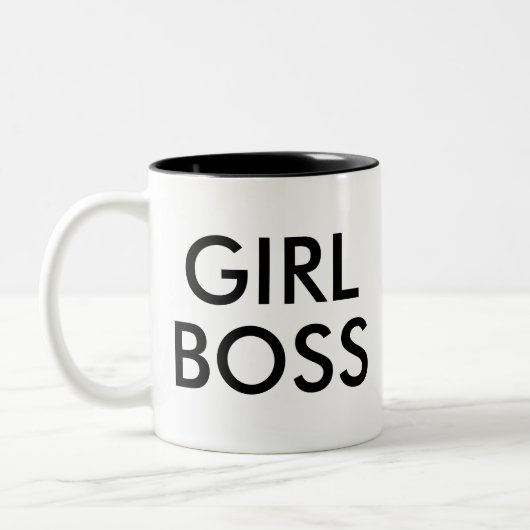 Girl Boss | Funny Humor Slogan Mok (Links)