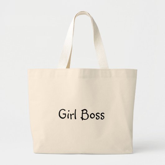 Girl Boss Grote Tote Bag (Voorkant)