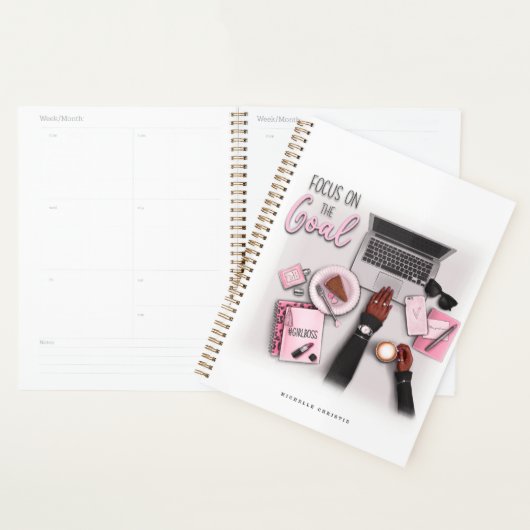 Girl Boss heeft doelstellingen Planner (Display)