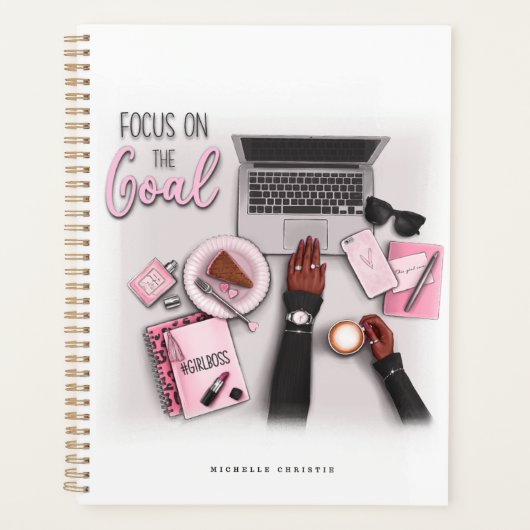 Girl Boss heeft doelstellingen Planner (Voorkant)