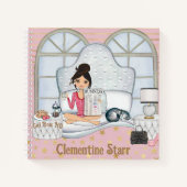 "Girl Boss HQ" - New Day Morning Pink Planner Notitieboek (Voorkant)