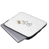 Girl Boss Laptop Hoesje Laptop Sleeve (Voorkant onderkant)