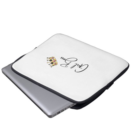 Girl Boss Laptop Hoesje Laptop Sleeve (Voorkant onderkant)